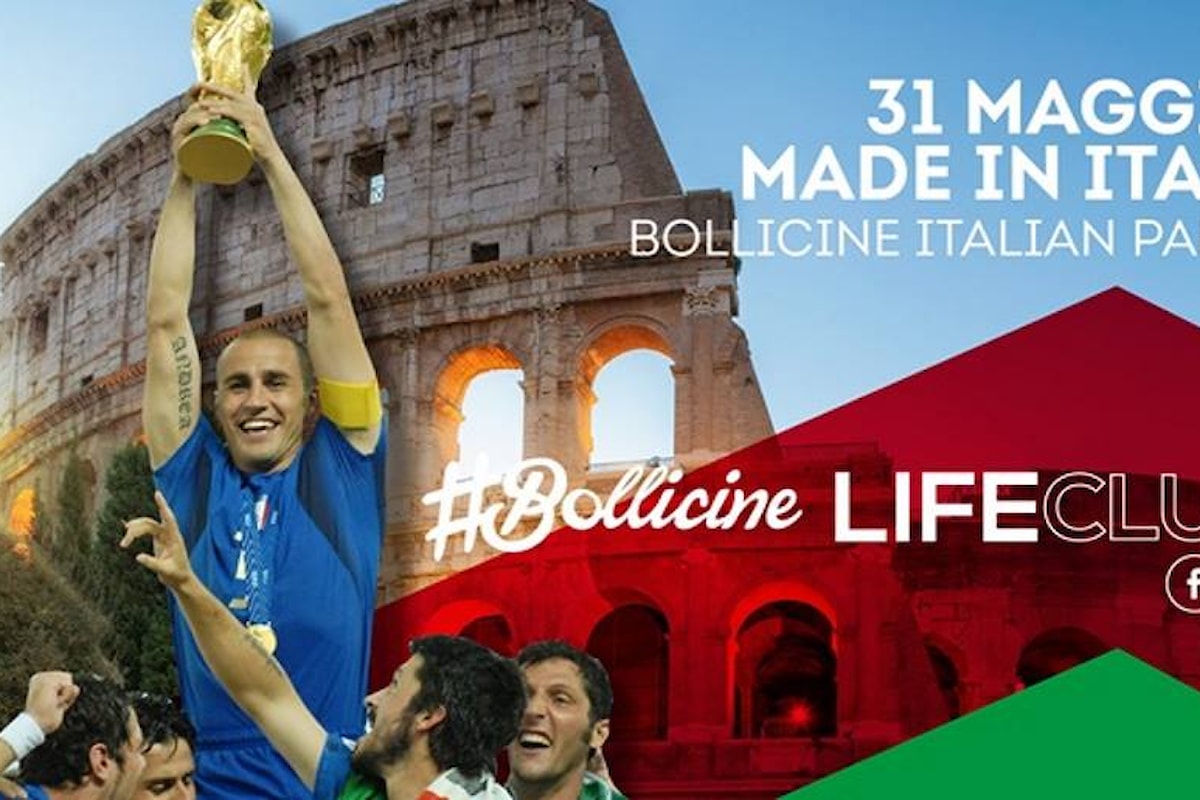 31 maggio Made in Italy, Bollicine Italian party fa muovere Life a Rovetta (BG)