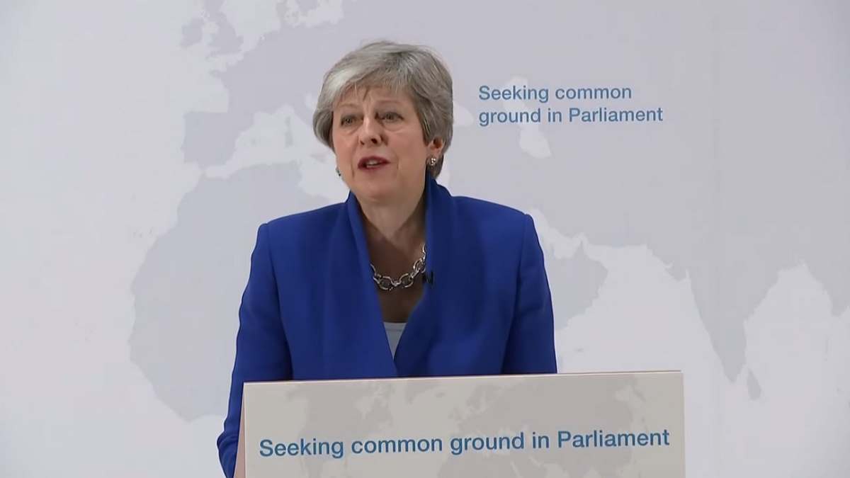 Theresa May ha annuciato un nuovo piano per la Brexit che sarà presentato in Parlamento a giugno