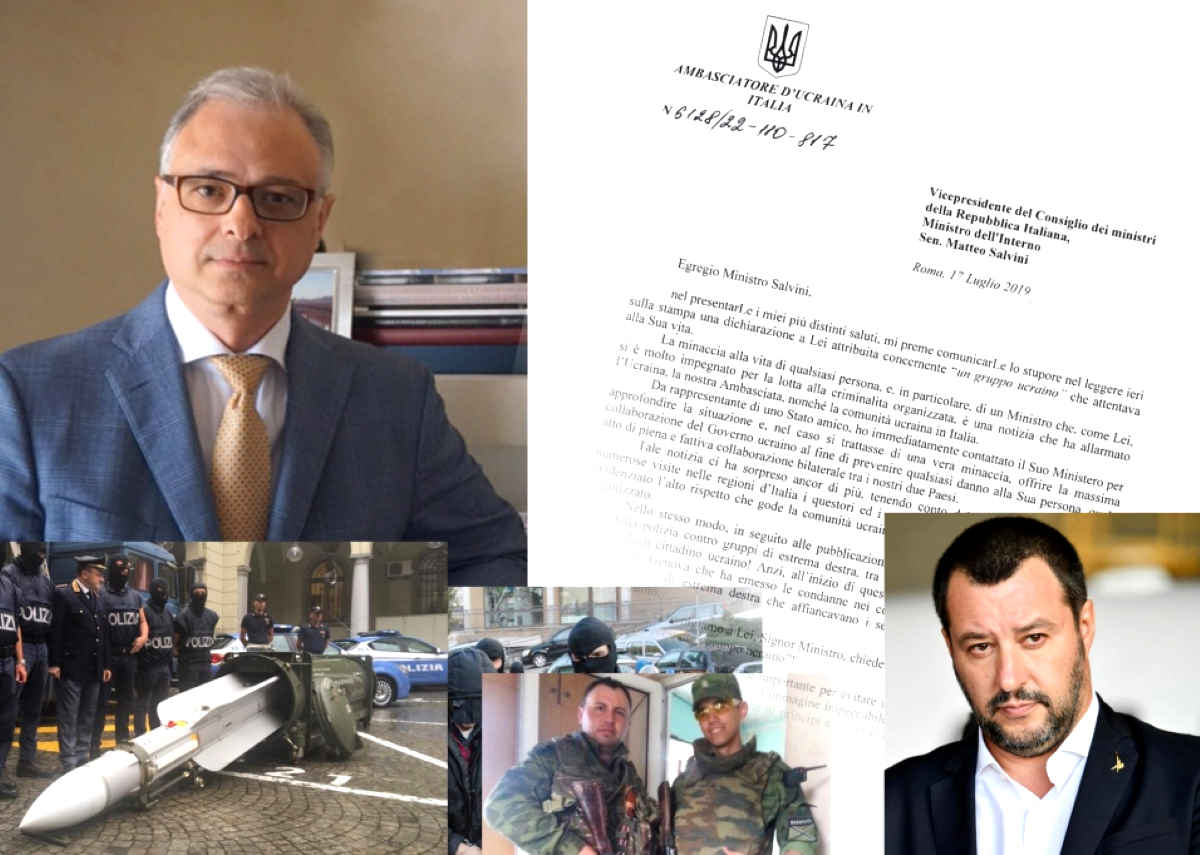 Dopo il presunto sventato attentato di un gruppo ucraino a Salvini, l'ambasciata ucraina pretende chiarimenti dal ministro