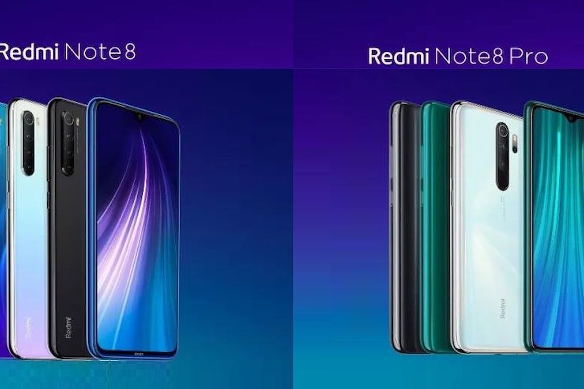 Redmi Note 8 e Redmi Note 8 Pro presentati ufficialmente: la fotocamera da 64MP attira l'attenzione, ma c'è di più...