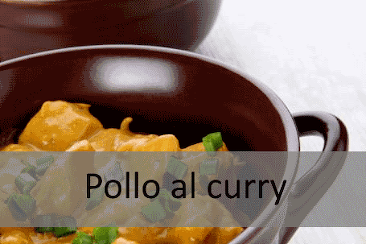 Ricetta senza #Glutine - Pollo al curry