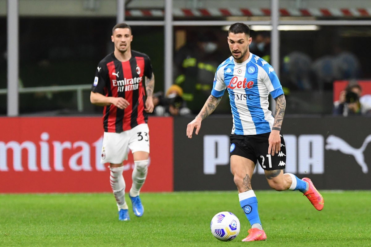 Serie A, il Milan sconfitto dal Napoli a San Siro per 0-1