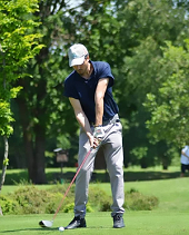 L'attore Stefano Bianco tra i campi da golf