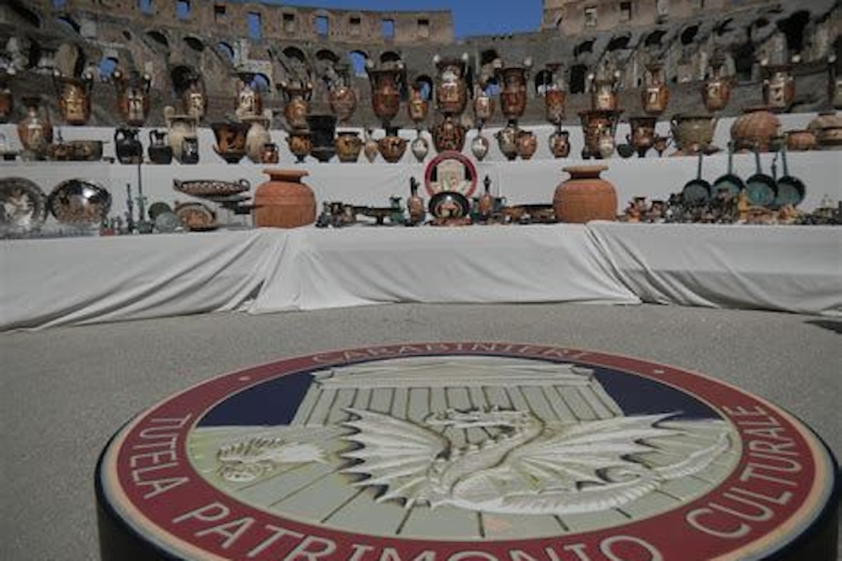 I Carabinieri per la Tutela del Patrimonio Culturale restituiscono allo Stato oltre 11 mila reperti archeologici provento di scavi clandestini