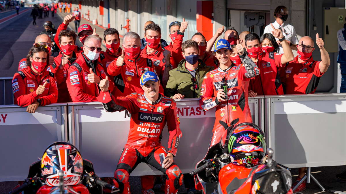 MotoGP, quinta pole consecutiva per Bagnaia nelle qualifiche nel GP dell'Algarve