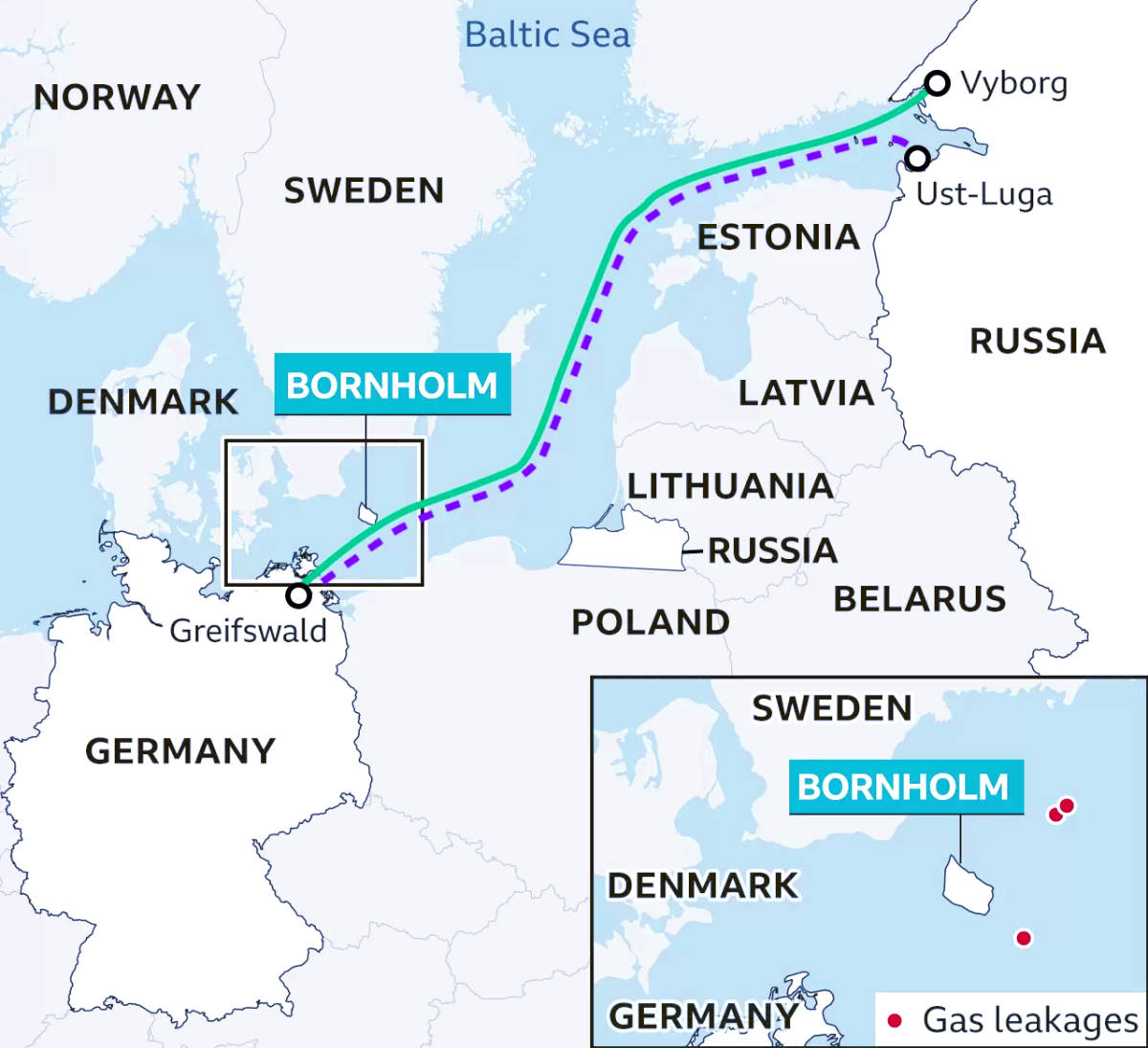 Tre perdite di gas registrate dai gasdotti Nord Stream 1 e 2: sabotaggio?