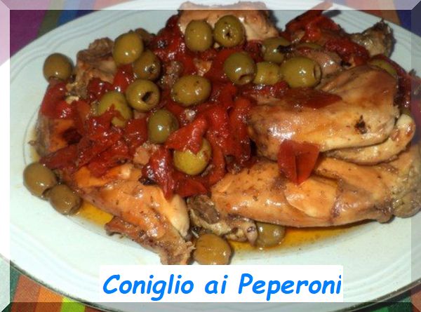 Ricetta di Cucina Coniglio al Peperone con ingredienti e preparazione