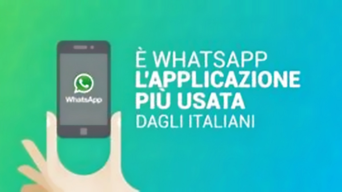 WhatsApp è l'app più usata dagli italiani per comunicare con amici e famigliari.