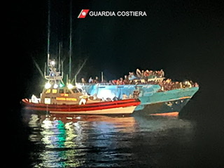 La Guardia Costiera impegnata nel Mar Ionio