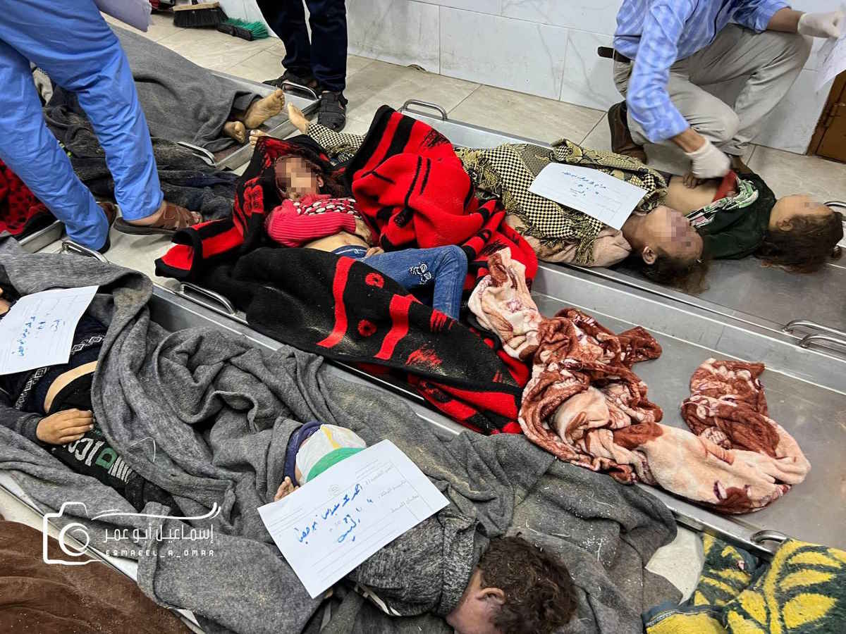 A Gaza altre 14 vittime, soprattutto bambini, uccise dagli attacchi aerei israeliani vicino alla cosiddetta “zona sicura” di Al-Mawasi