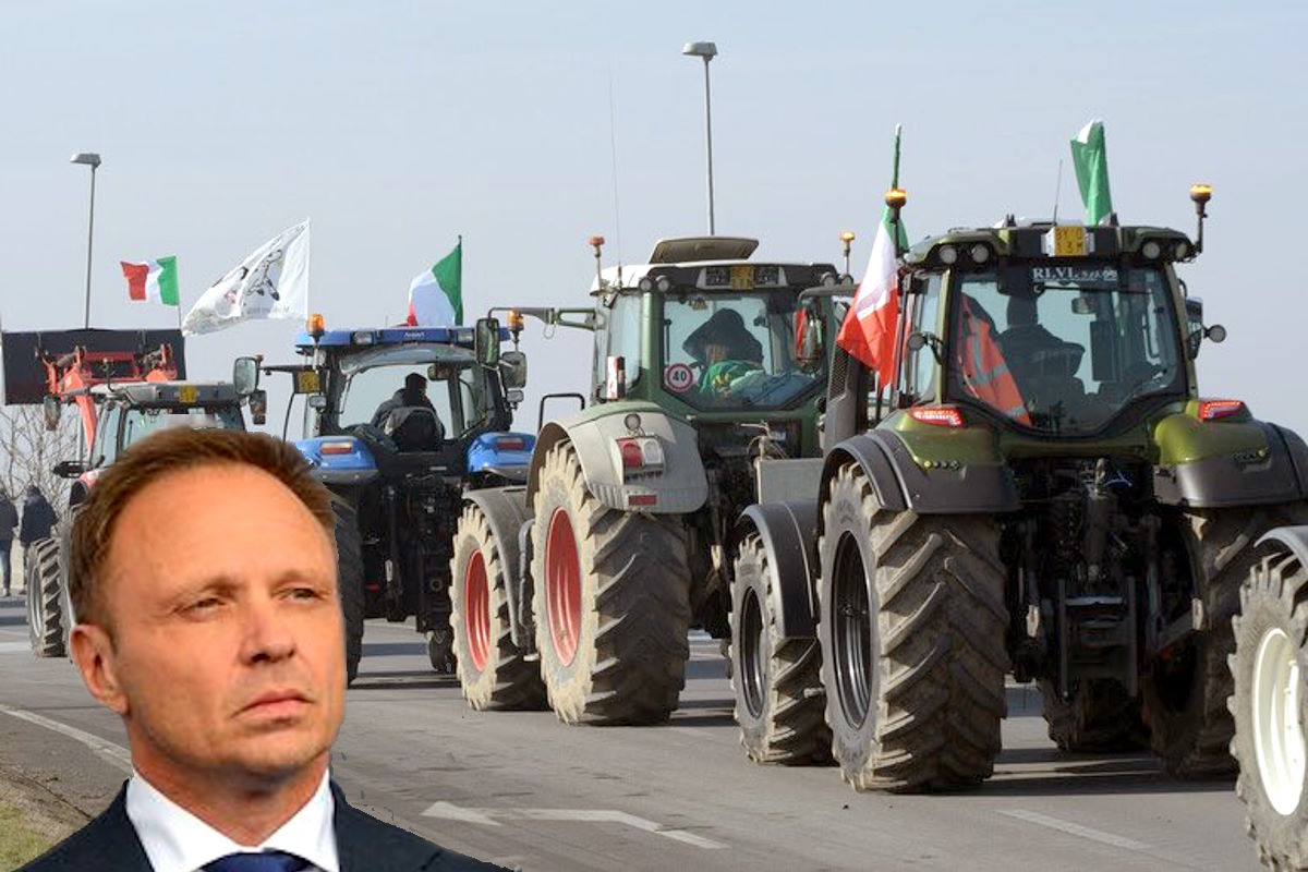 Lollobrigida non ferma la protesta degli agricoltori in corso in Italia