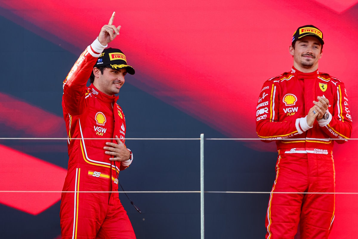F1 2024, In Australia è doppietta Ferrari con Sainz sul primo gradino del podio