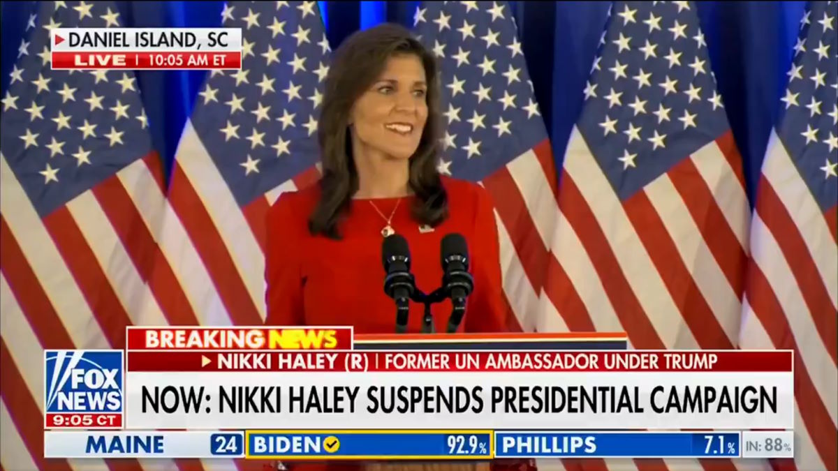 Nikki Haley sospende la sua campagna per le presidenziali USA, Trump rimane l'unico candidato per i repubblicani