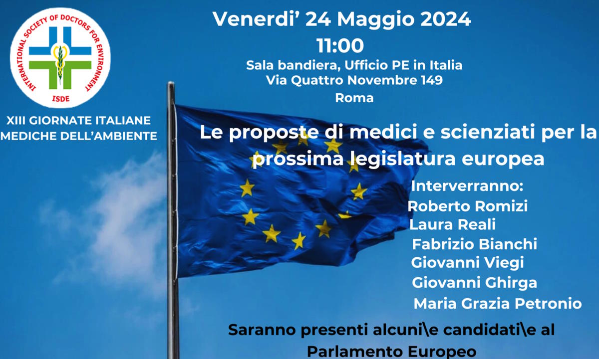 XIII edizione delle Giornate Italiane Mediche dell'ambiente: Roma, 24 maggio