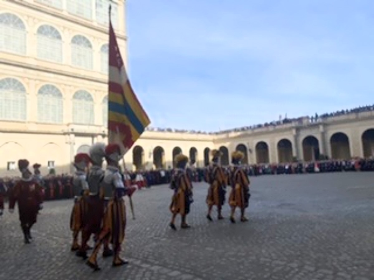 Giuramento delle reclute della Guardia Svizzera Pontificia