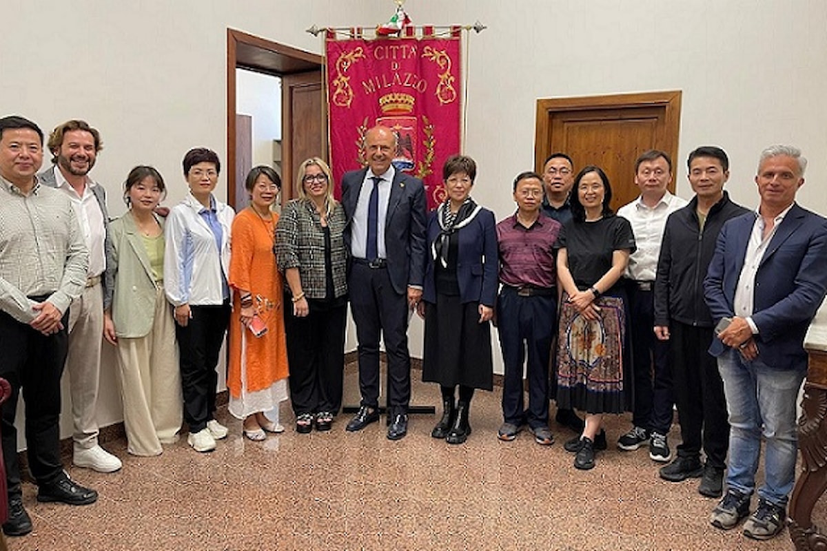 Milazzo (ME) - Visita della delegazione dello Stato di Huangshan alla città