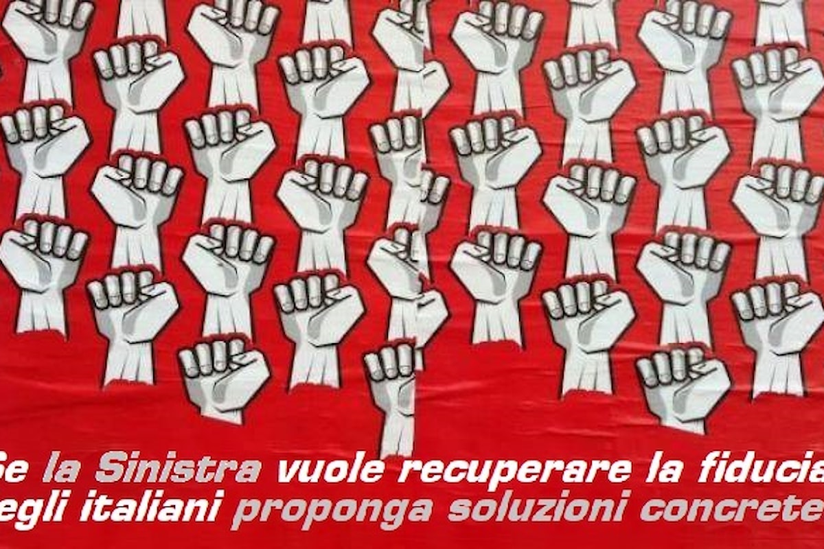 La Sinistra deve dare agli italiani risposte concrete