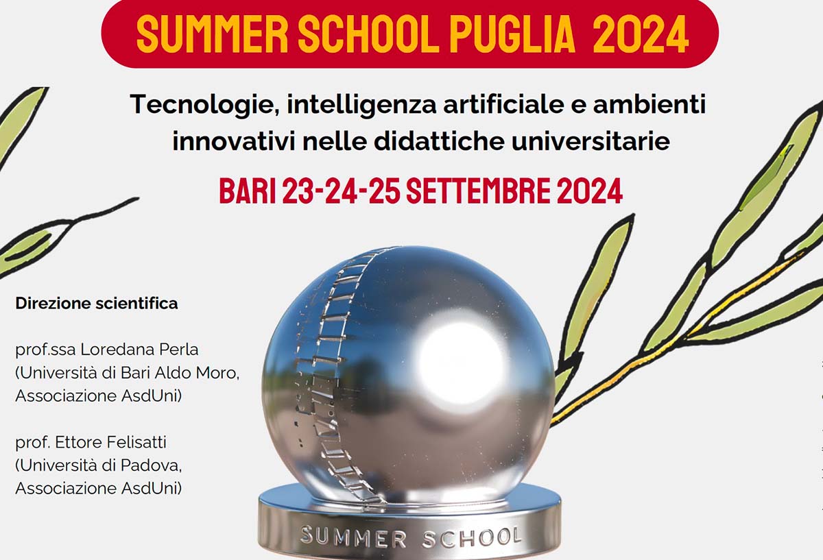 Summer School Puglia: l’Intelligenza Artificiale nella Didattica