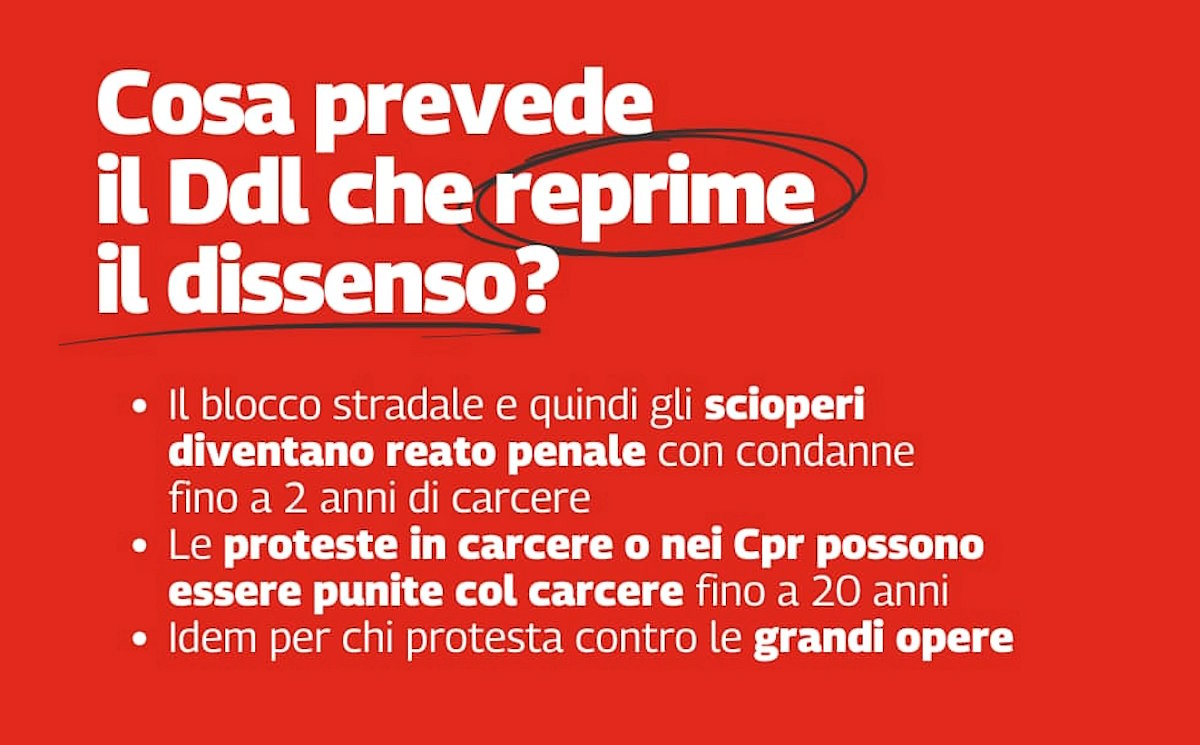 Approvato alla Camera il ddl sicurezza per reprimere ogni forma di dissenso