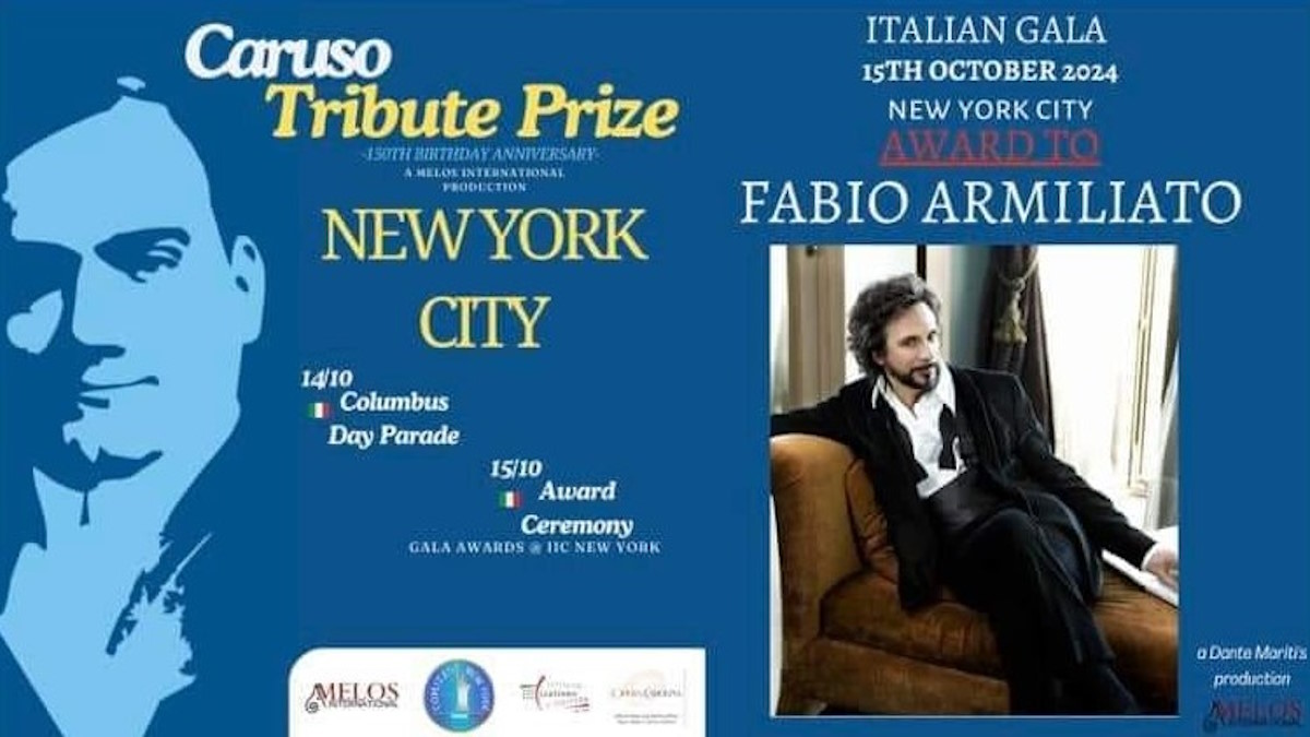 Il Caruso Tribute Prize al tenore Fabio Armiliato