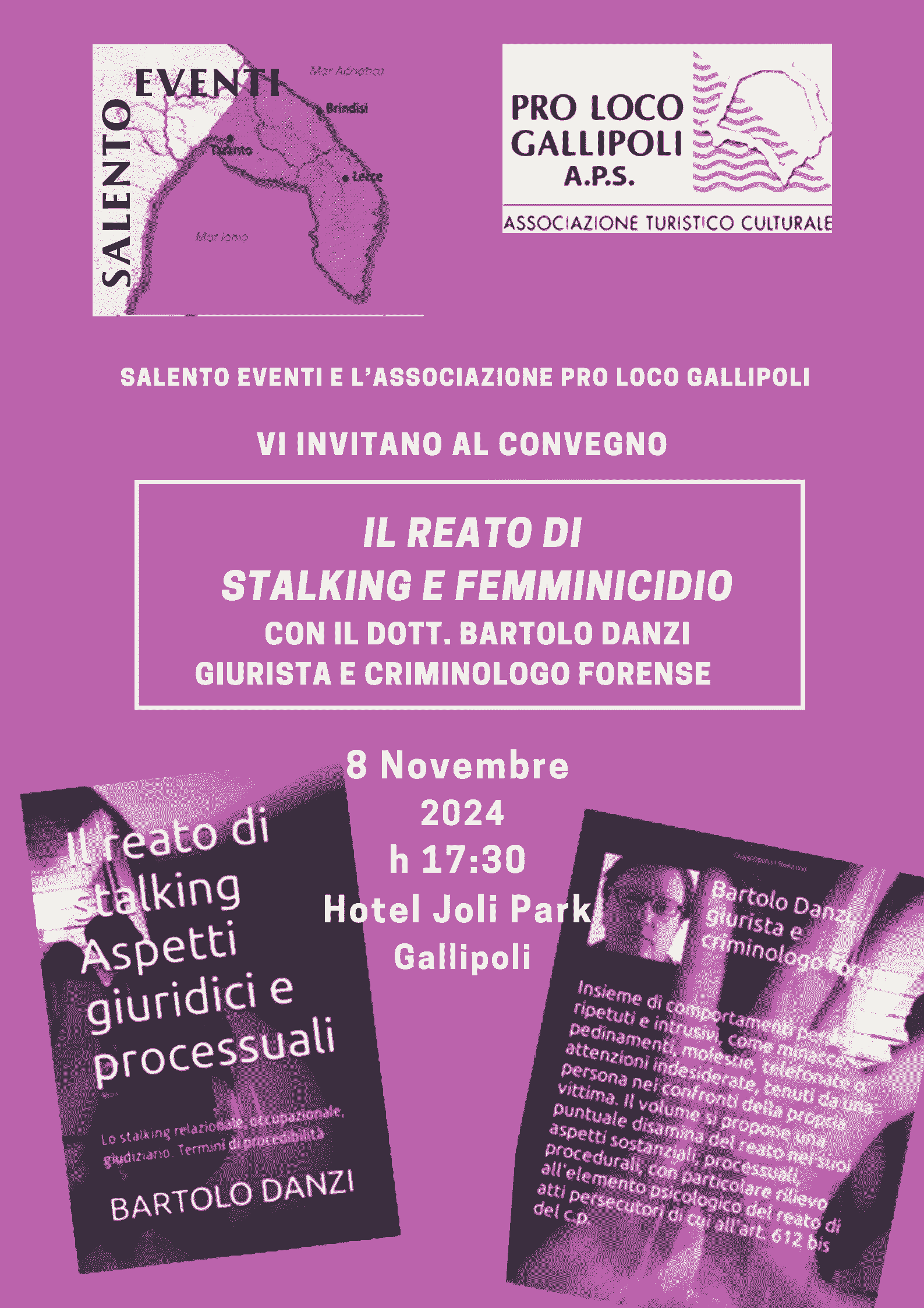 Importante convegno su Stalking e Femminicidio a Gallipoli