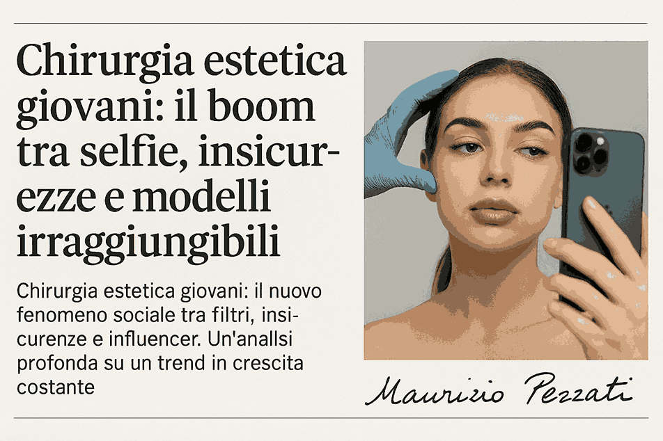 Chirurgia estetica giovani: il boom tra selfie, insicurezze e modelli irraggiungibili