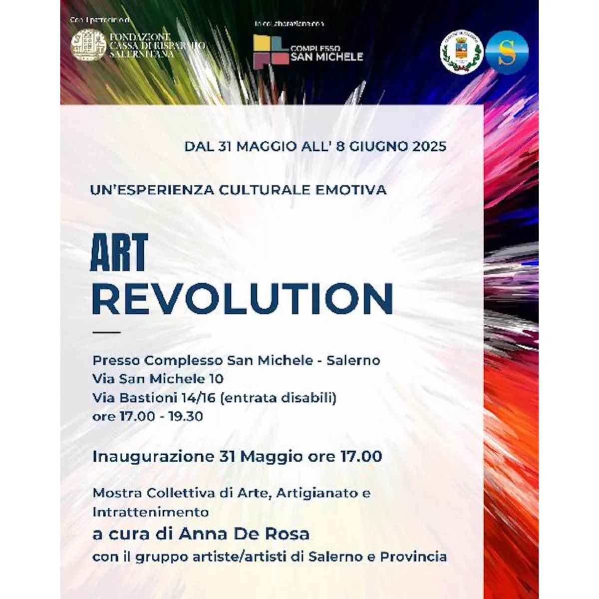 ART REVOLUTION 2025: Un’Occasione Imperdibile per Arte, Cultura e Impegno Sociale