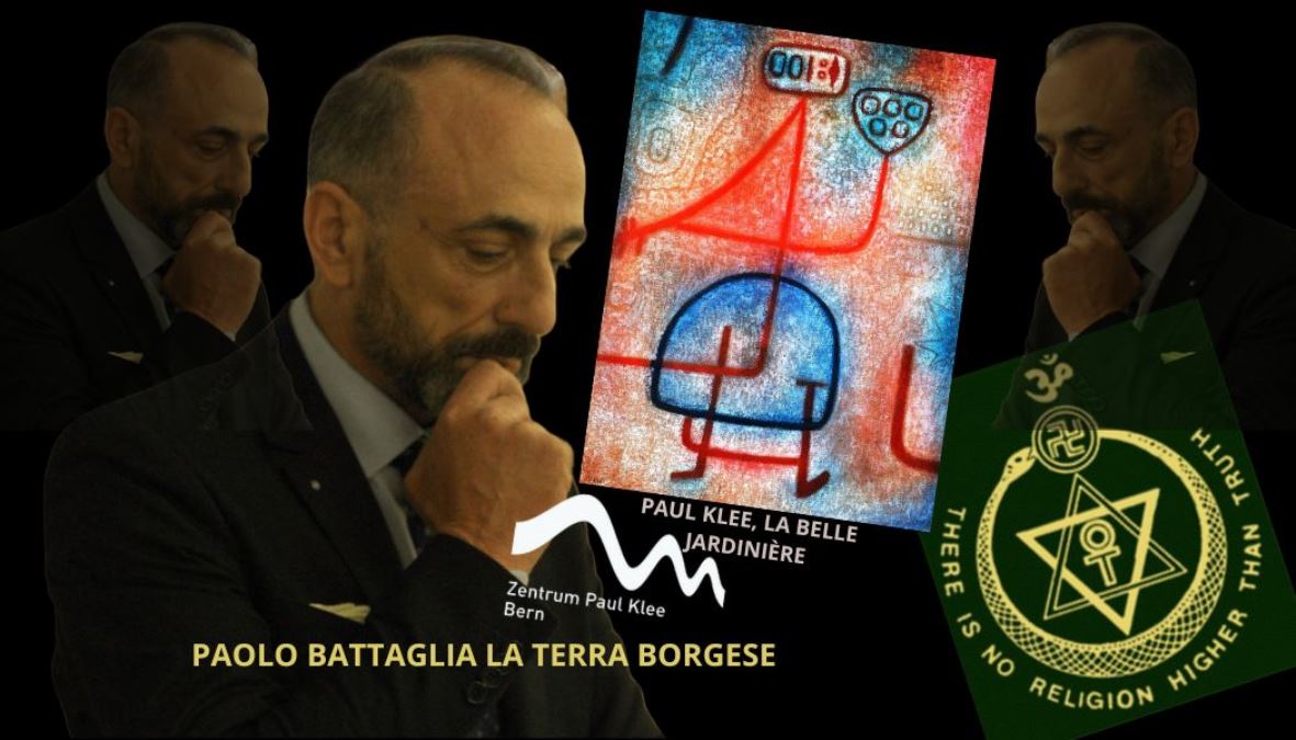 Critica artistica, Paolo Battaglia La Terra Borgese, con La Bella Giardiniera racconta Paul Klee, pittore capace di dipingere il tempo