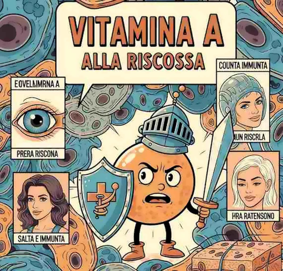 Vitamina A: la conosciamo per meno di metà ed è un guaio!