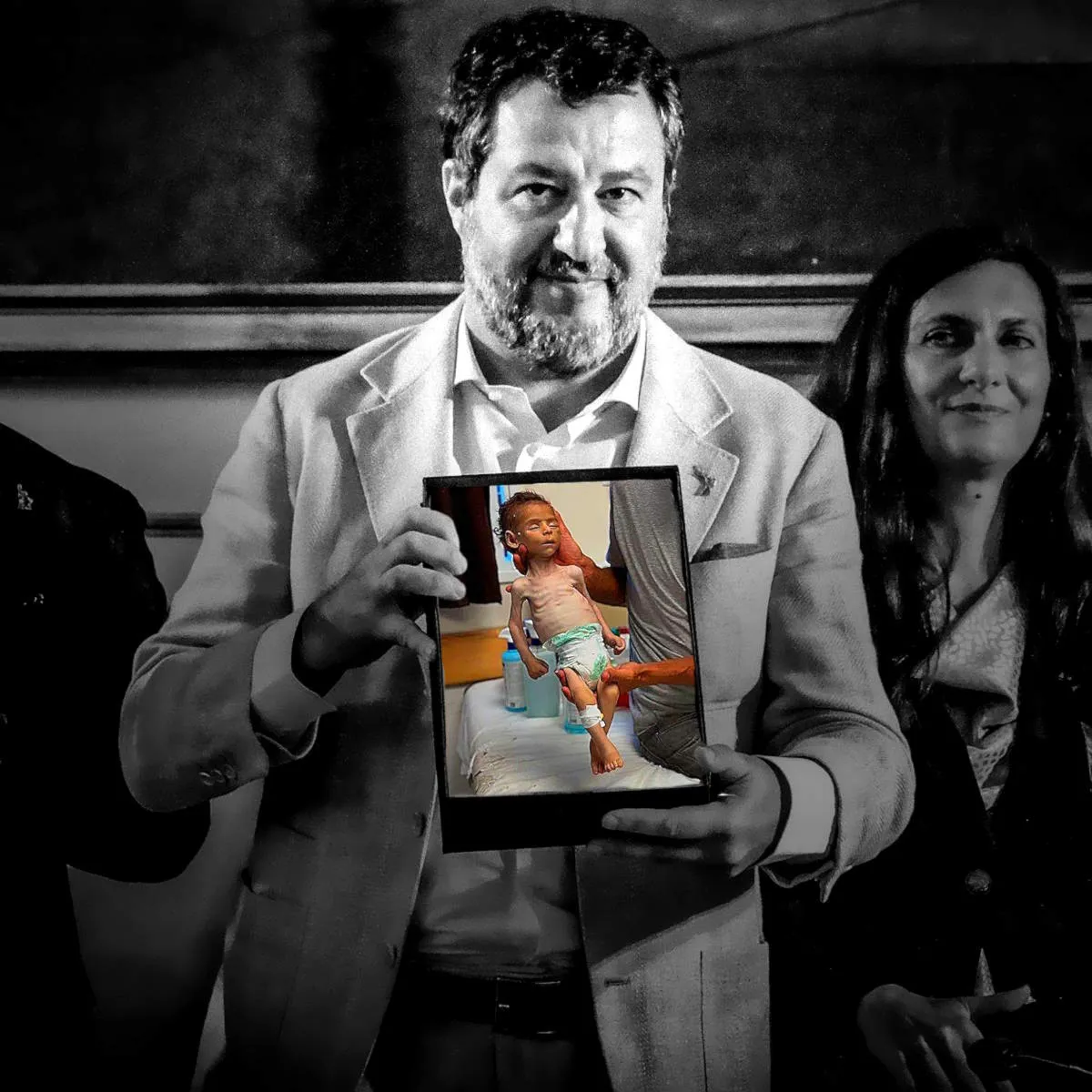 Alla Camera Matteo Salvini accetta di farsi premiare come amico di uno Stato canaglia, lo Stato ebraico di Israele