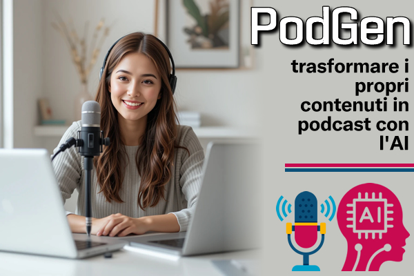 PodGen : trasformare i propri contenuti in podcast con l'AI - Web Apps Magazine