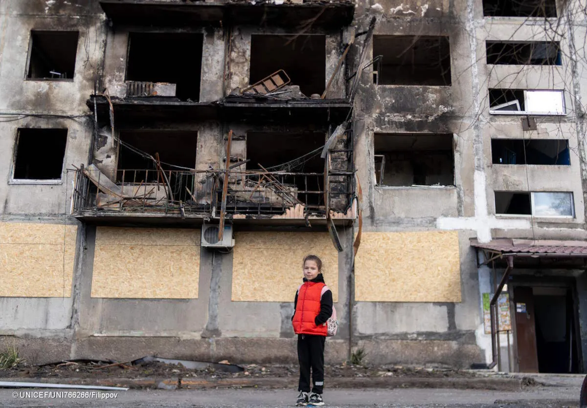 UNICEF: in Ucraina è triplicato il numero dei bambini uccisi o feriti negli ultimi 3 mesi
