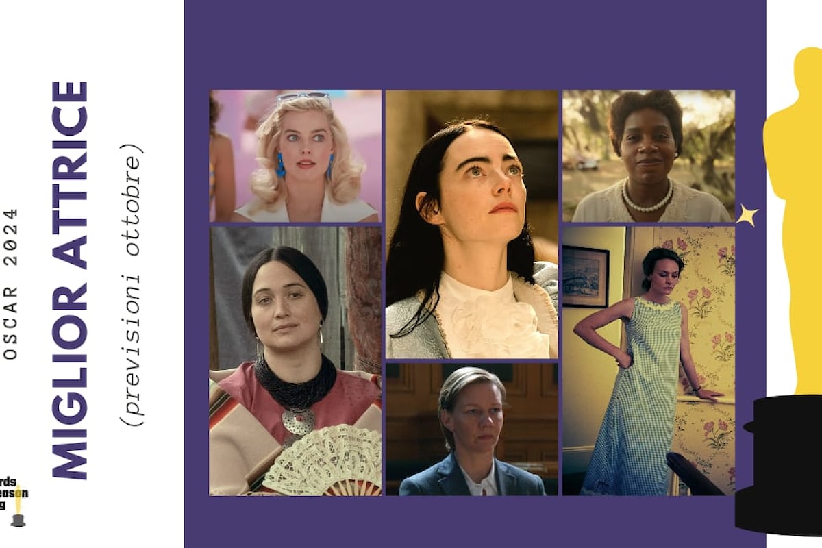 Oscar 2024: quali sono le attrici favorite per la nomination? (previsioni ottobre)