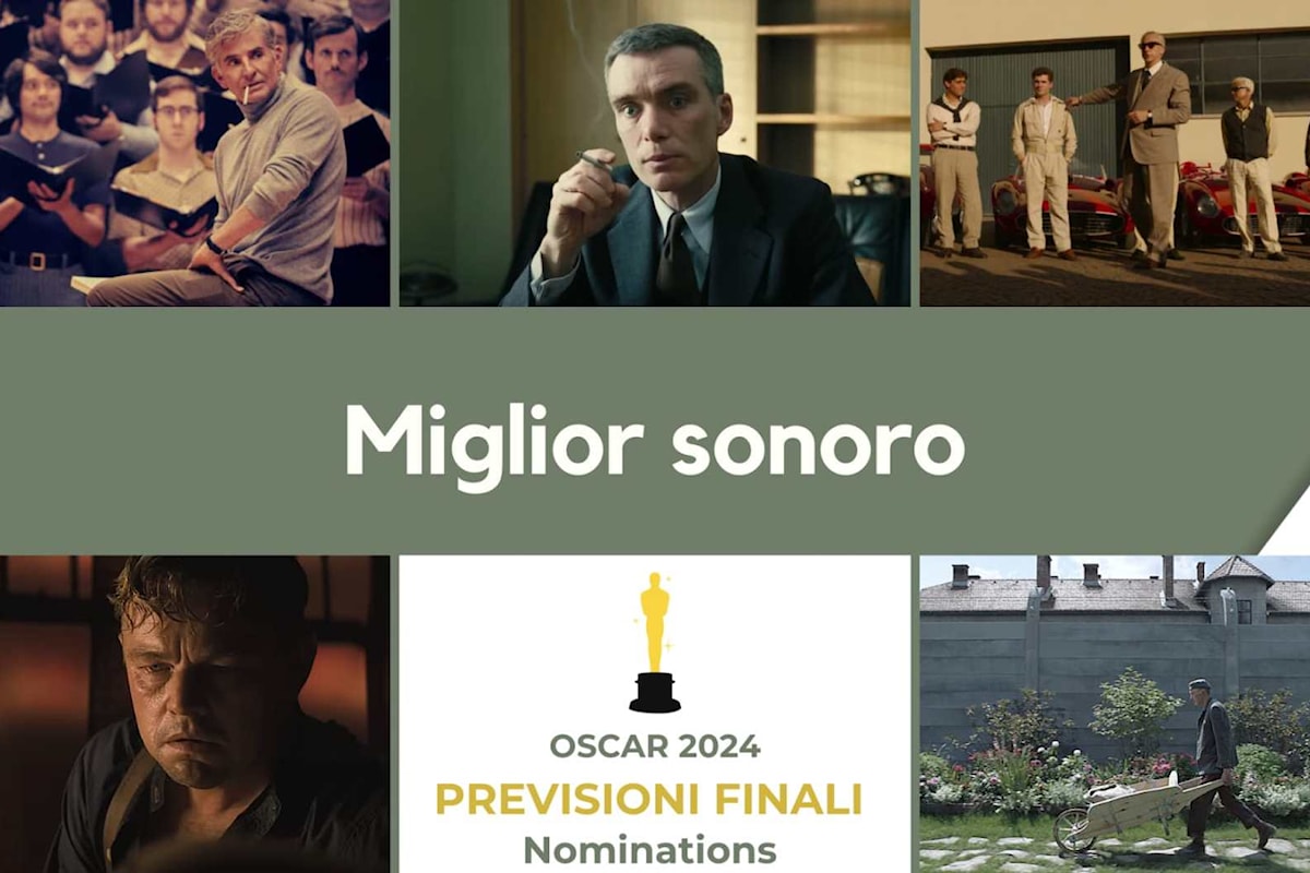 Miglior sonoro Oscar 2024: i film favoriti per la cinquina finale
