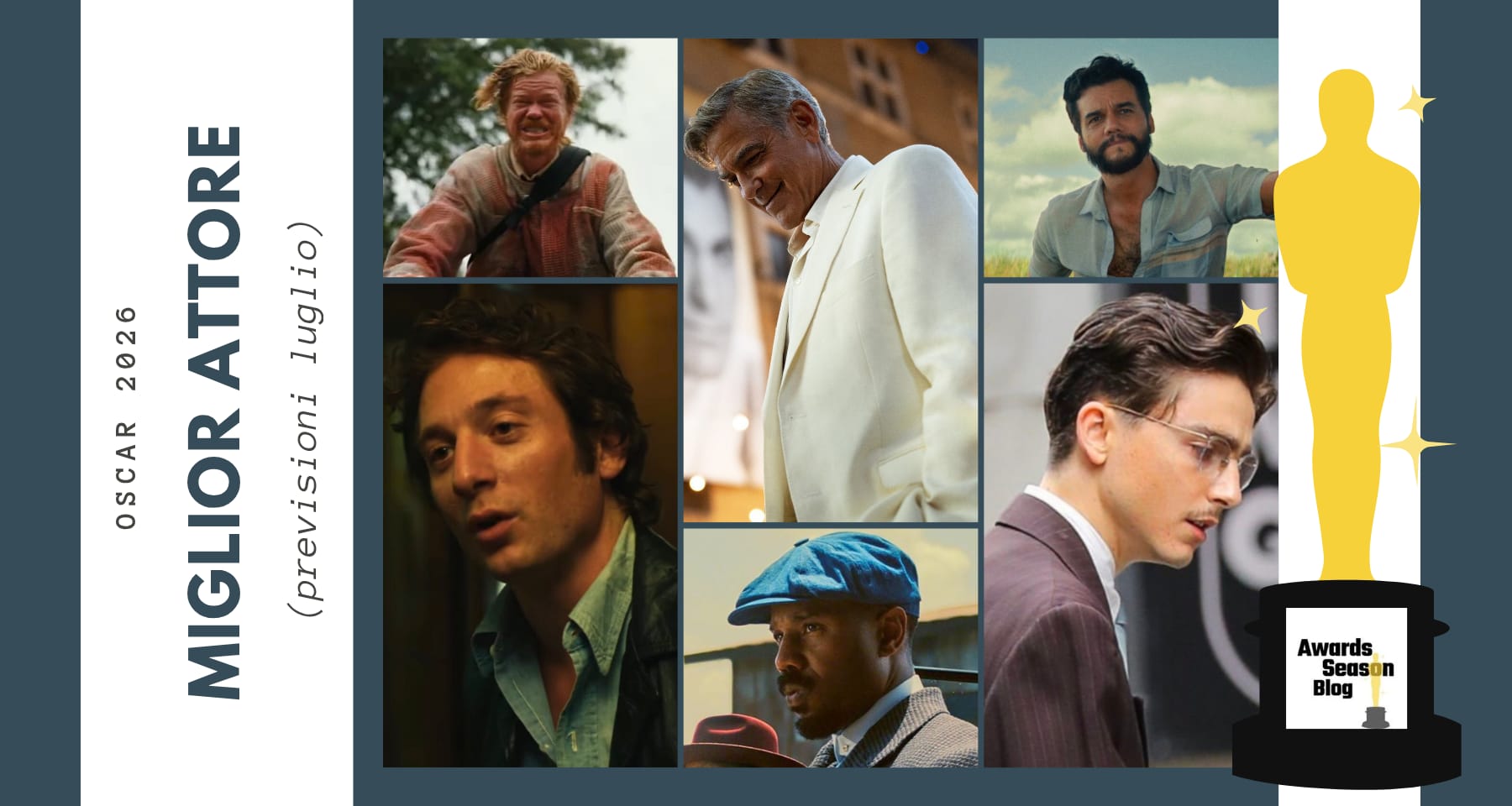 Oscar 2026: chi saranno i protagonisti? Prime indicazioni per la corsa al Miglior Attore