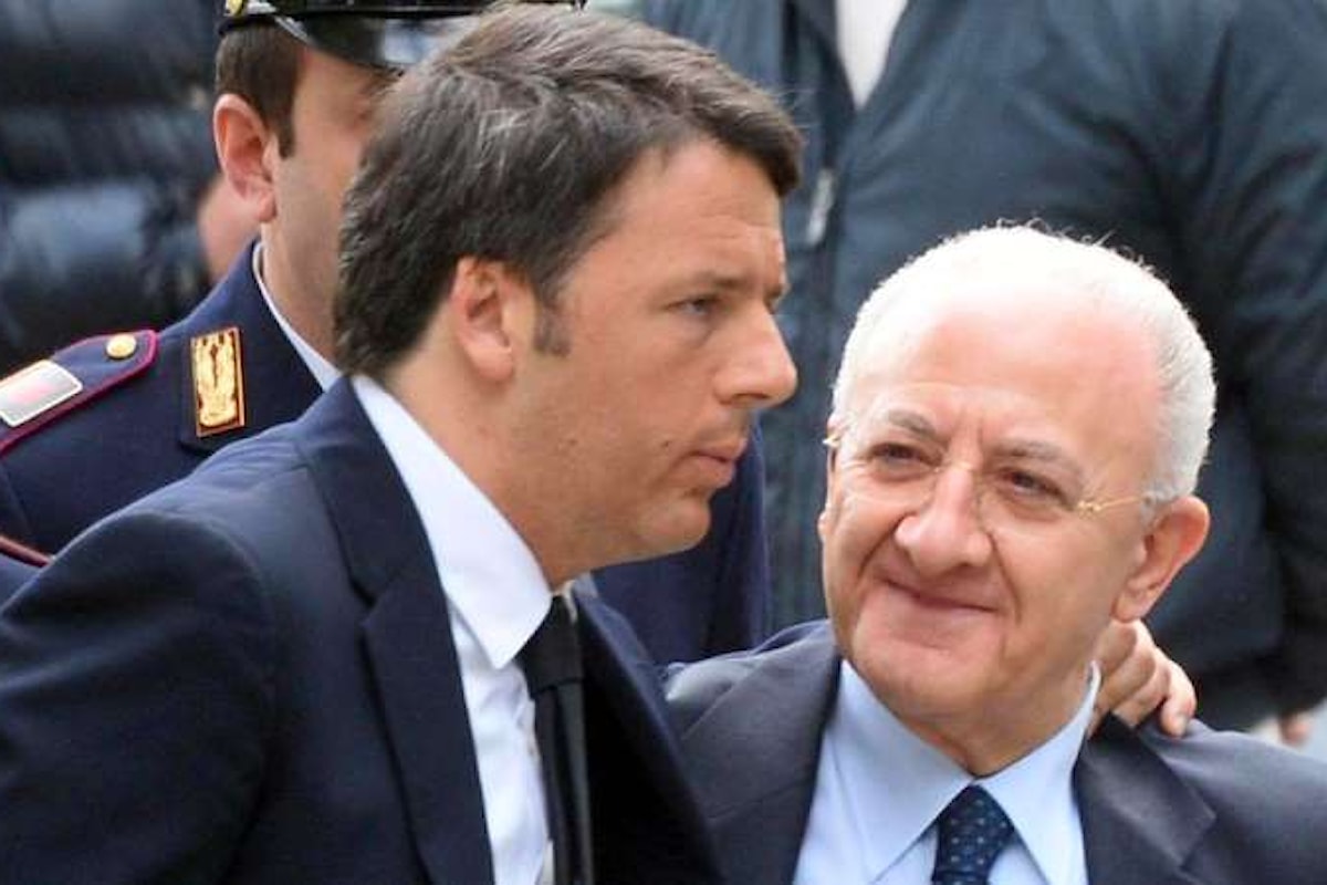 Per far vincere il Sì, Matteo Renzi si affida anche al voto di scambio. Lo confessa Vincenzo De Luca
