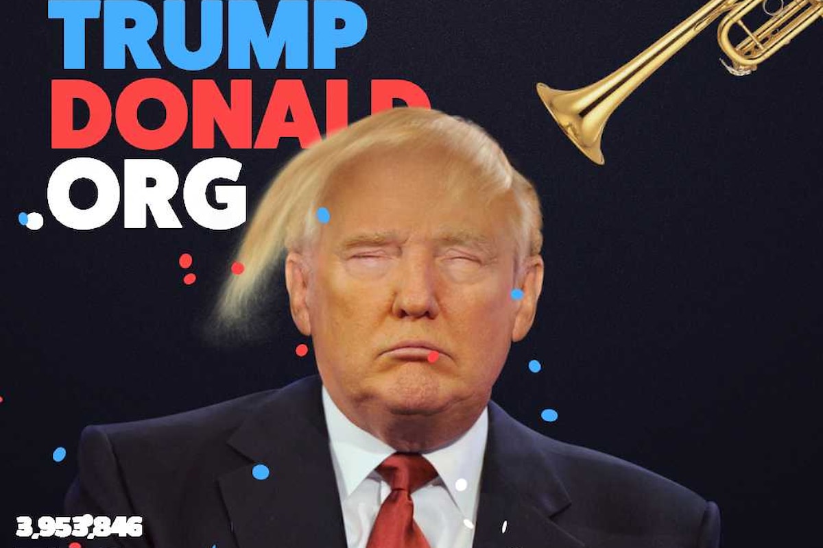 Trumpdonald.org ovvero fai una pernacchia a Trump