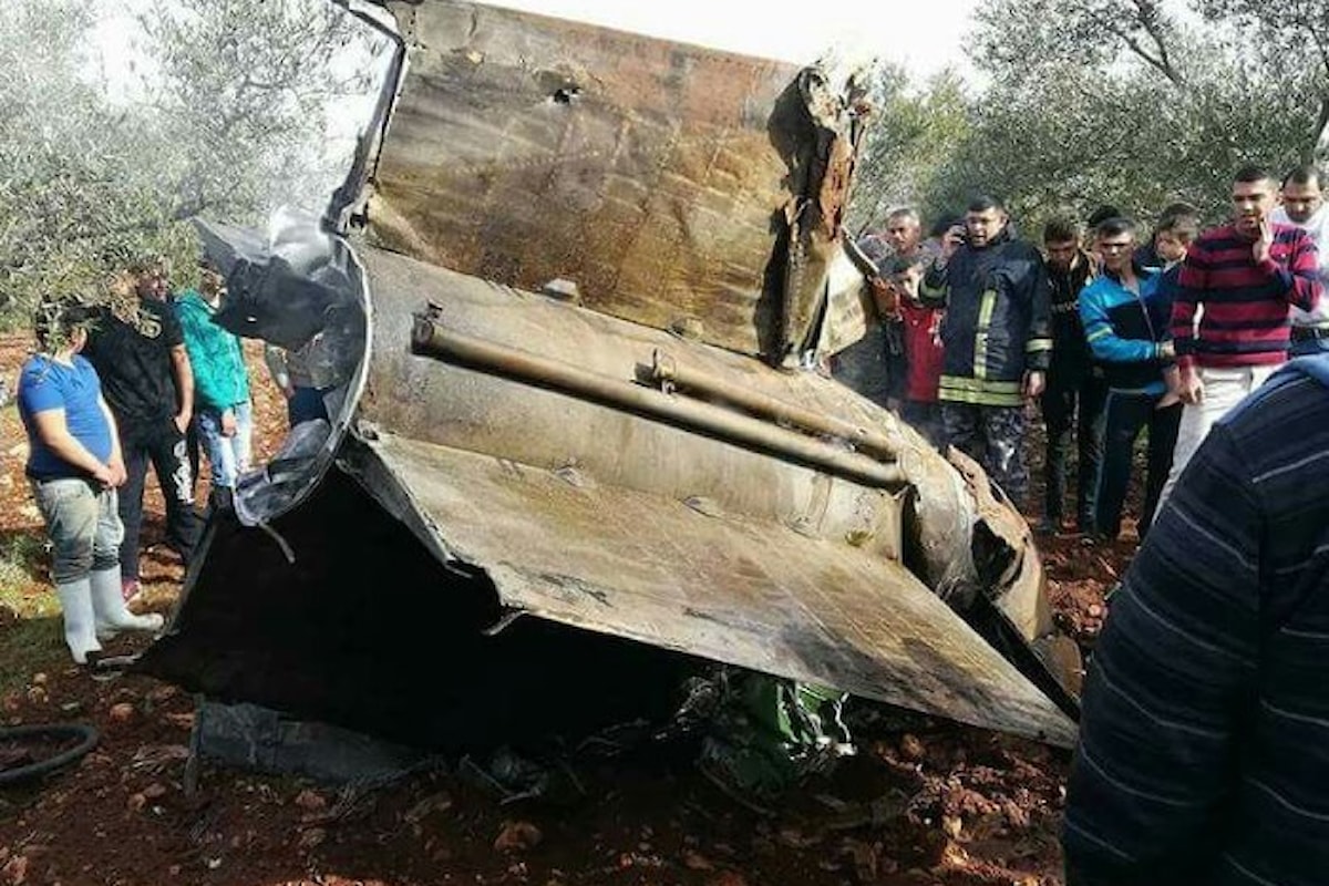 Israele abbatte un drone iraniano e la Siria abbatte un F-16 israeliano