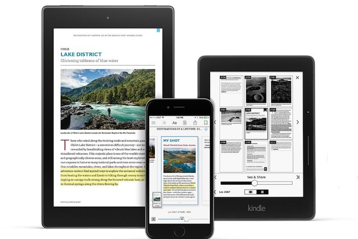 Disponibile la nuova app Kindle che migliora la lettura e la ricerca dei libri su smartphone e tablet