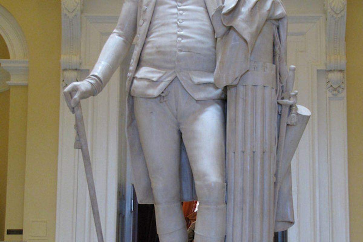Il George Washington nato dallo stile neoclassico di Houdon
