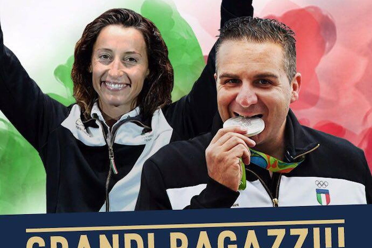 Elisa Di Francisca e Marco Innocenti vincono l'argento
