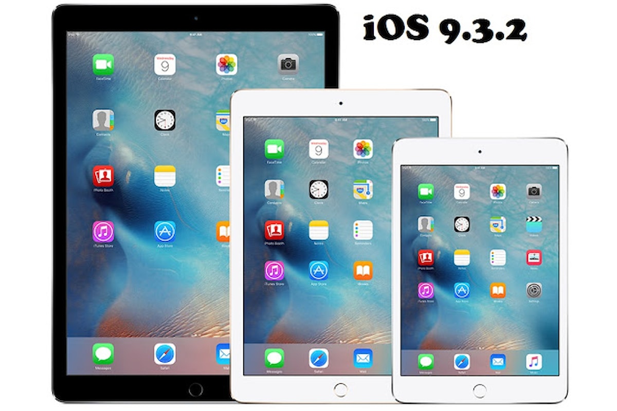 Apple, arriva l'aggiornamento ad iOS 9.3.2