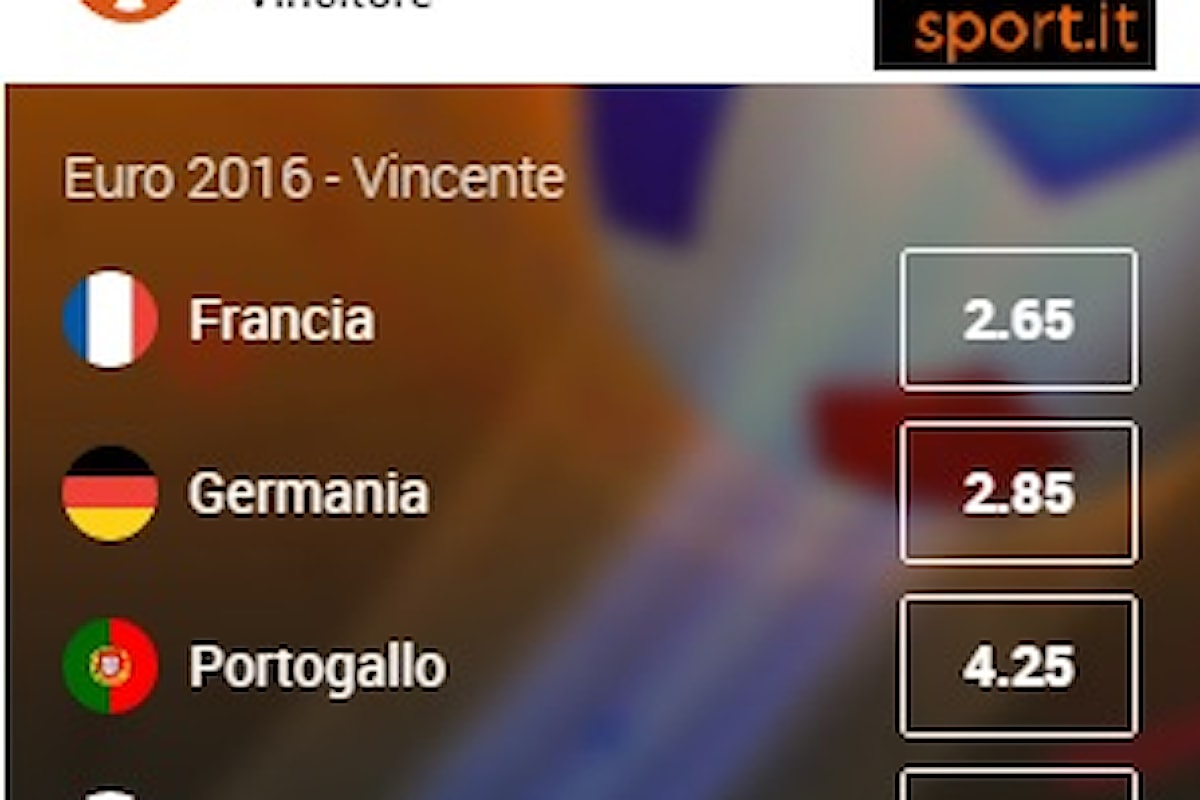 Euro 2016, Germania-Francia: scommettitori divisi, ma il 52% vede i Bleus in finale