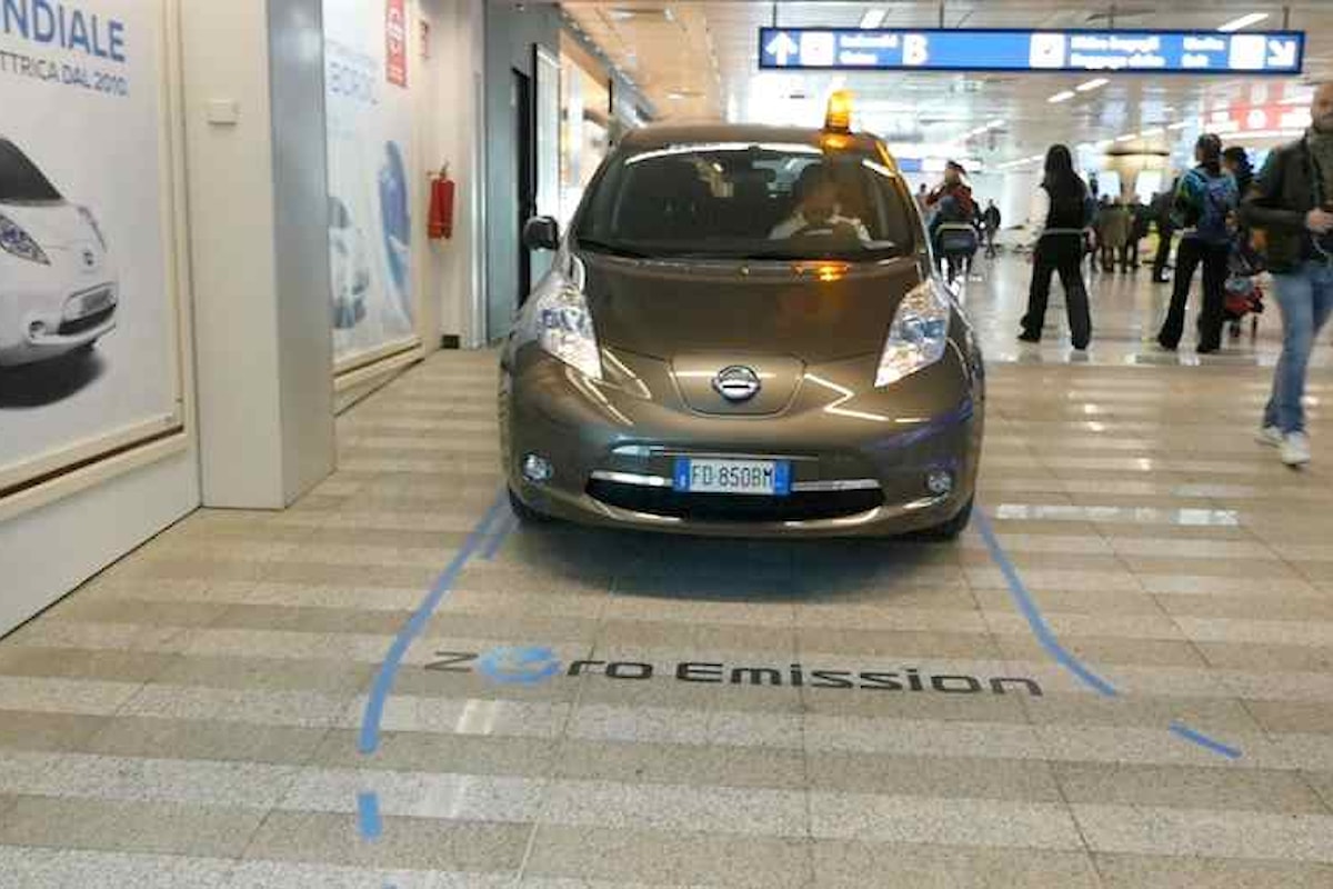 Nissan LEAF sbarca a Fiumicino