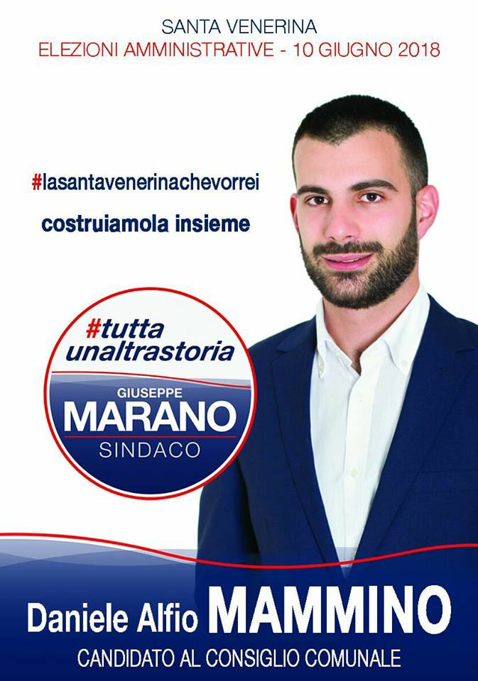 Il Segretario MSFT di S.Venerina candidato al consiglio comunale