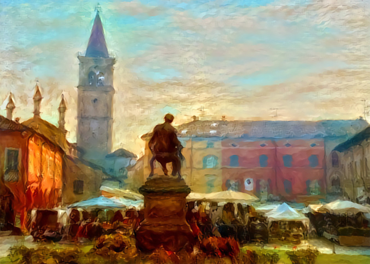 Busseto vista dai grandi artisti storici