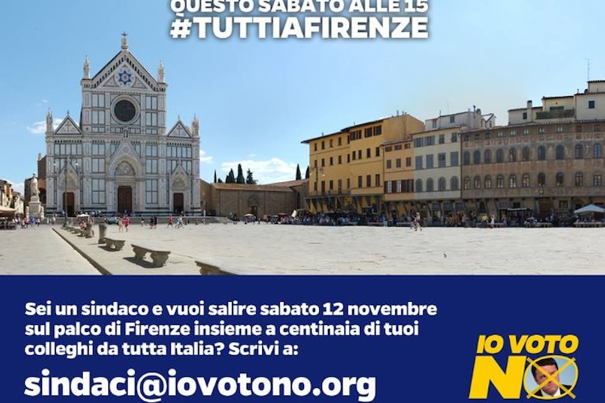 Salvini a Firenze il 12 novembre per promuovere il No al referendum