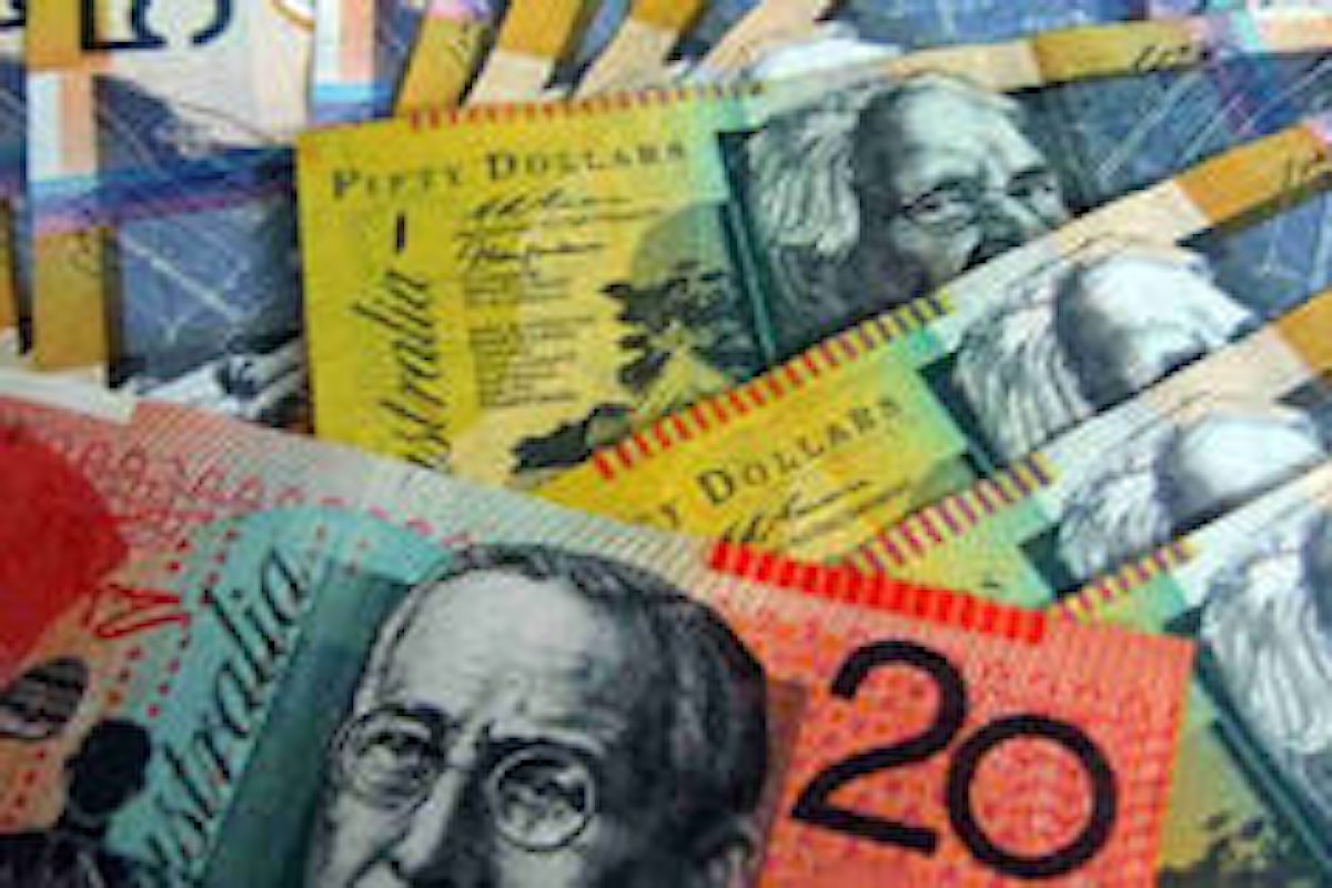 Australia, la RBA resta prudente e il dollaro aussie va giù nel Forex