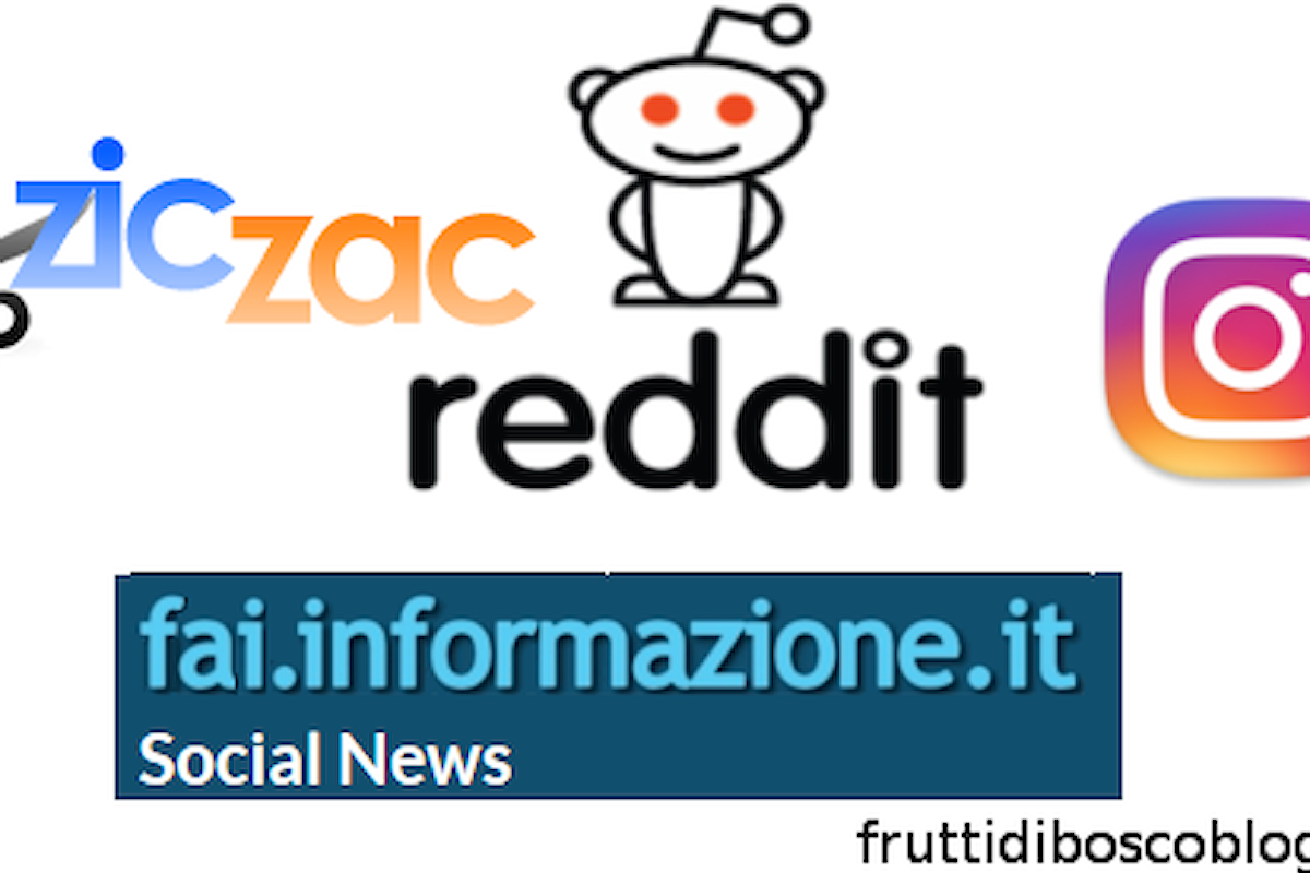 Social e siti di News in cui mi sono iscritta