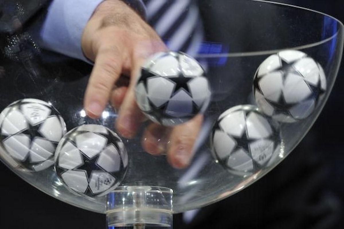 Sorteggi Champions League LIVE: ecco gli accoppiamenti (con possibilità di video in diretta)